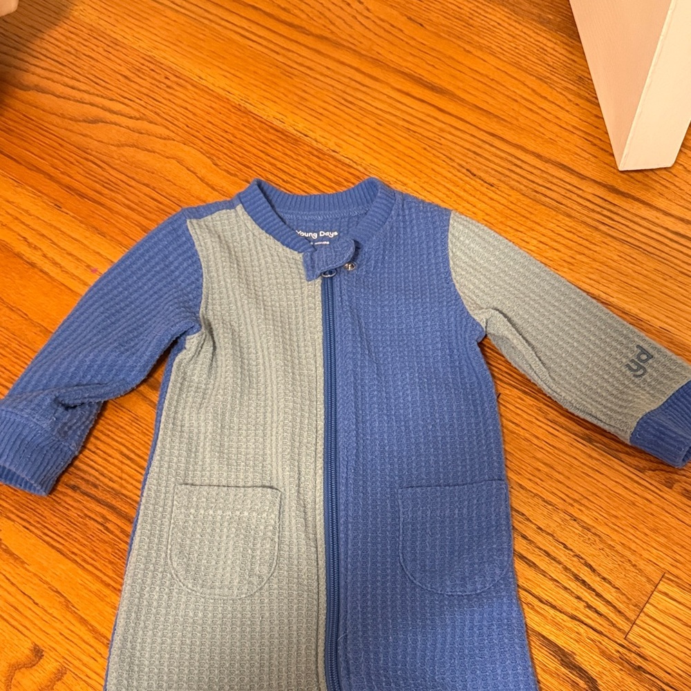Blue and Gray Kids Pajamas